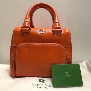 Kate Spade Orange Tarrytown Betty Handbag Purse